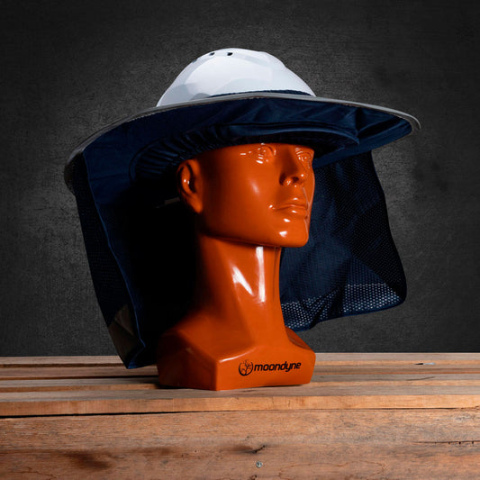 Pop-up Protection for Hard Hats - Blue