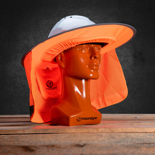 Pop-up Protection for Hard Hats - Orange